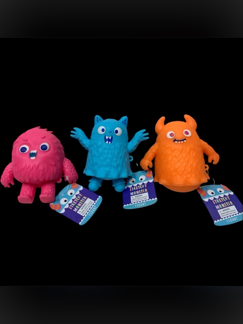 NEW Target Bullseye Stretchy Monster Squishy Bundle of 3- Halloween Squishies